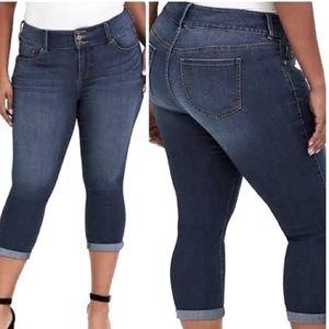 Torrid Crop Jegging Jeans dark blue (size 16)
